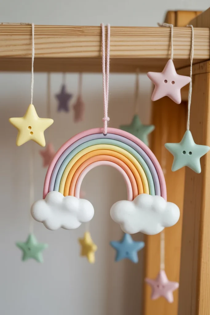 Air Dry Clay Rainbows