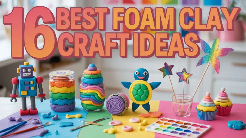 Best Foam Clay Craft Ideas