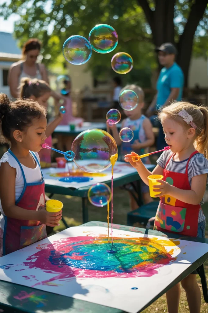 Bubble Painting Art