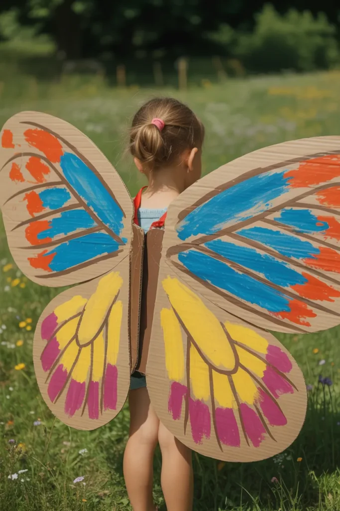 Cardboard Butterfly Wings