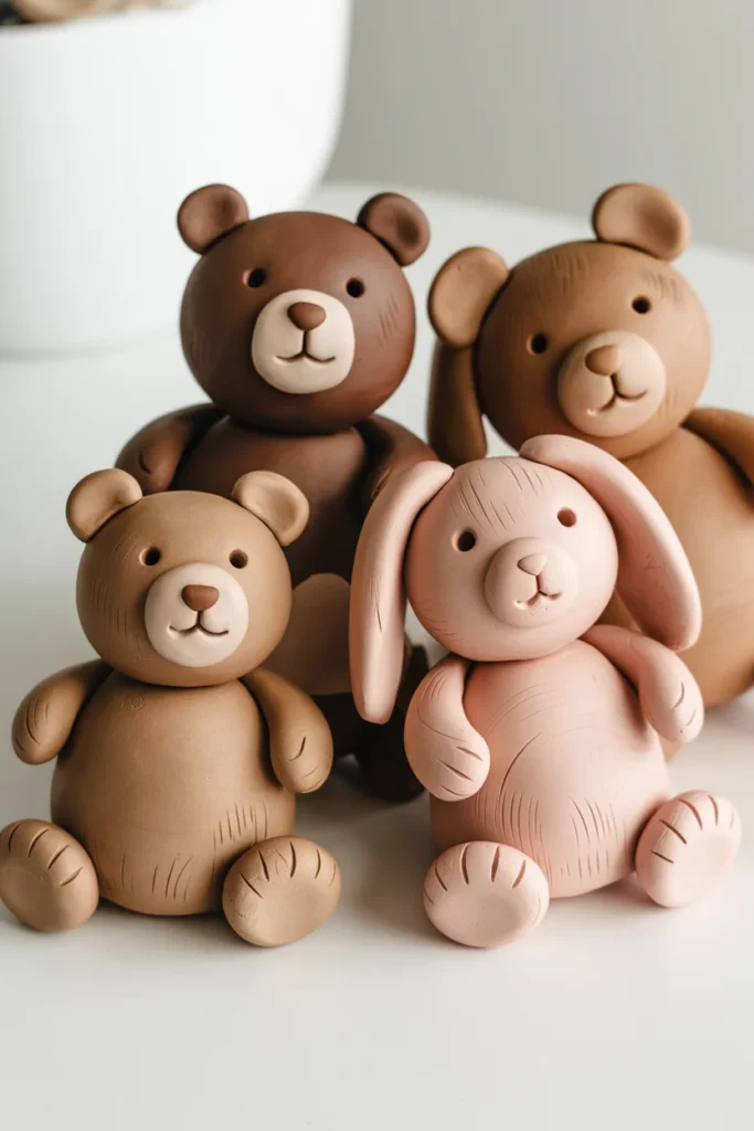 Clay Animal Figurines