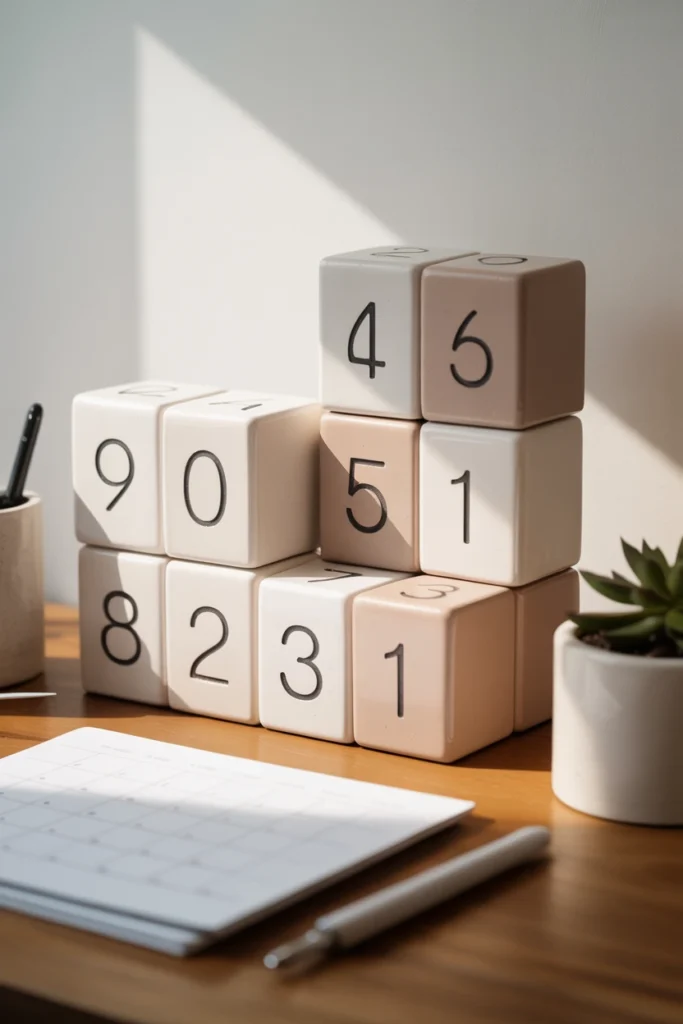 Clay Desk Calendar Blocks
