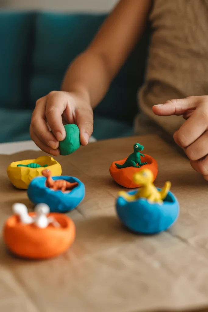Clay Dinosaur Eggs