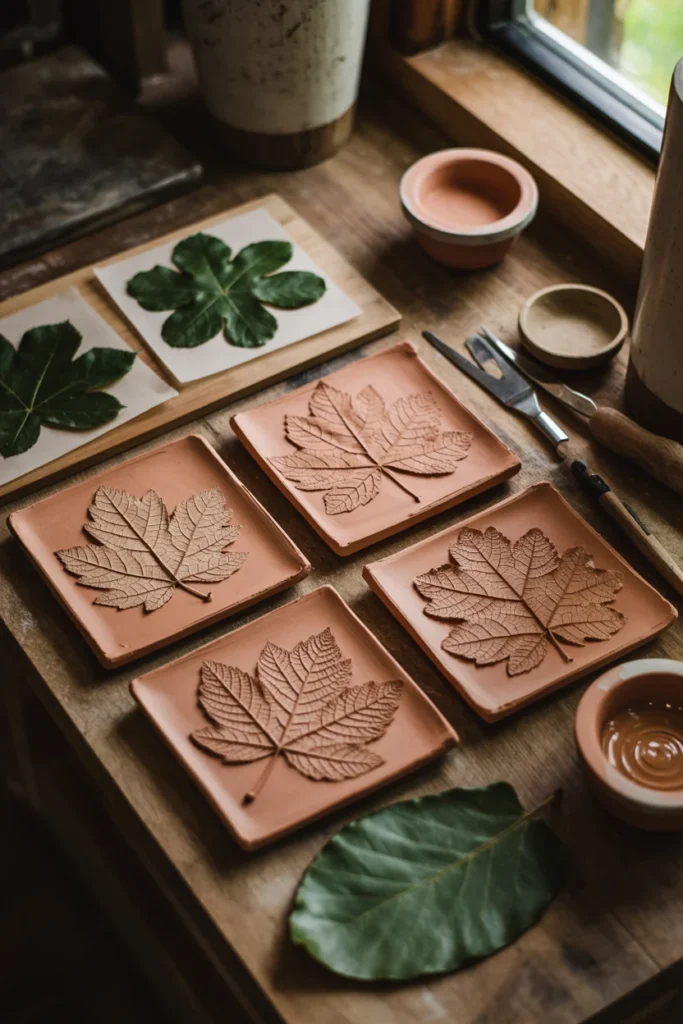 Clay Leaf Impressions