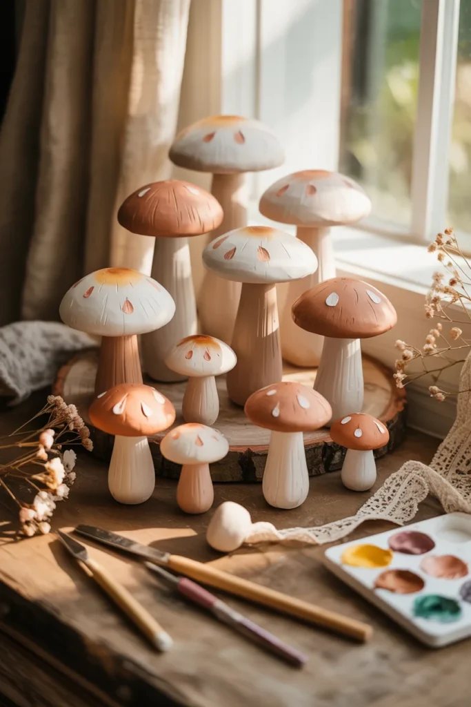 Clay Mushroom Craft