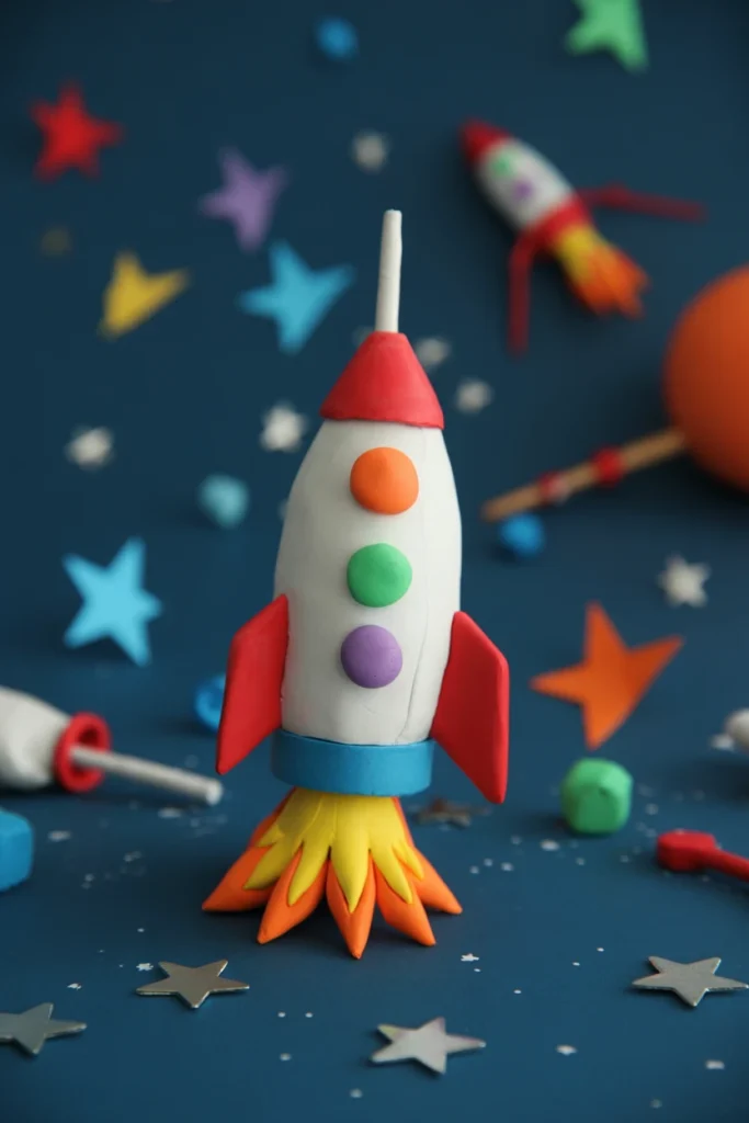 Clay Rocket Animals