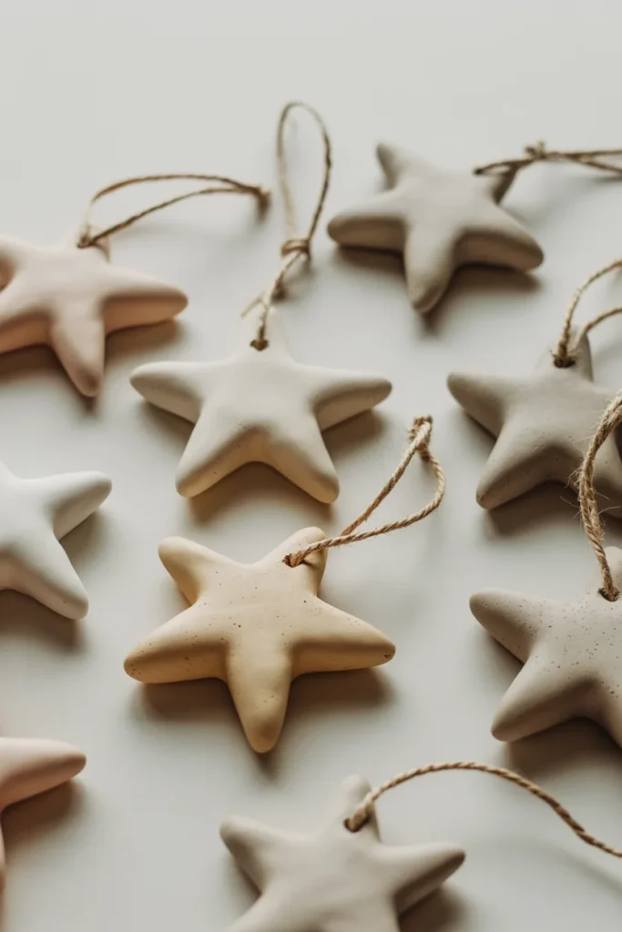 Clay Star Ornaments
