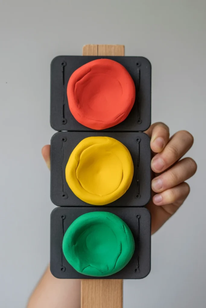 Clay Traffic Light Craft