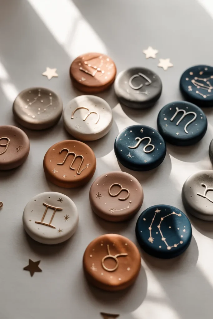 Clay Zodiac Charms