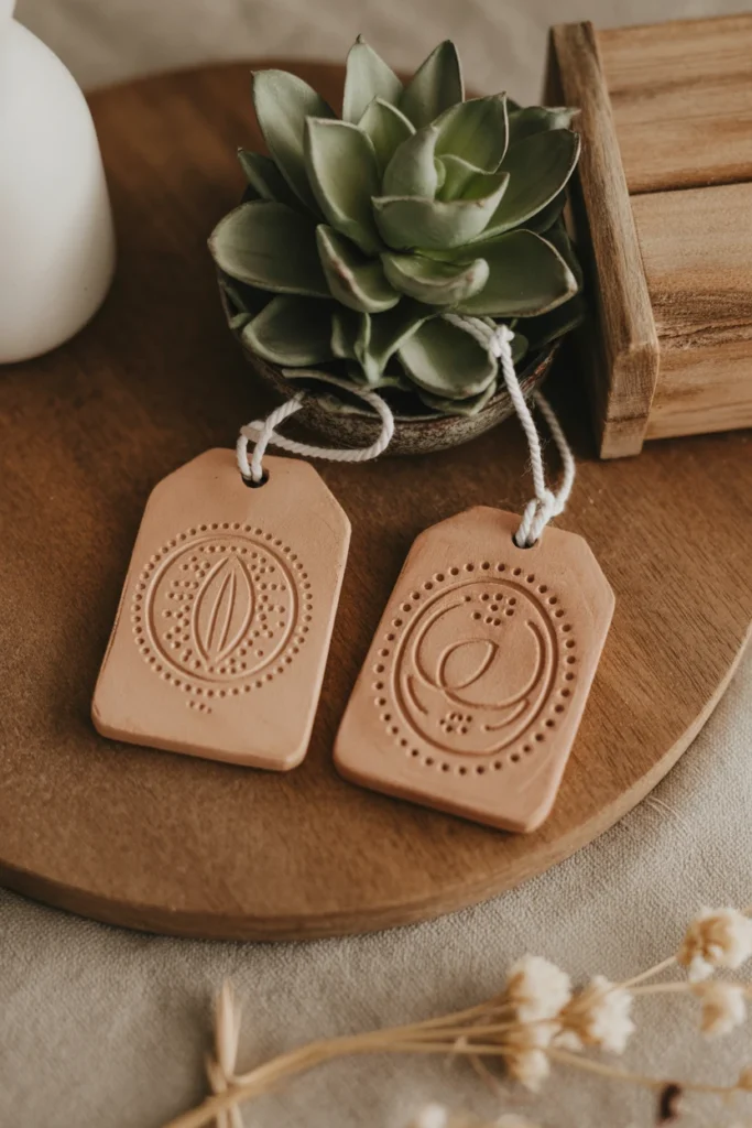 DIY Clay Lantern Tags