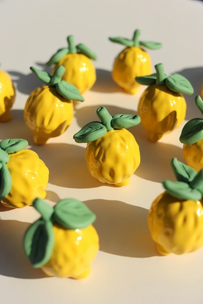 DIY Clay Lemon Charms