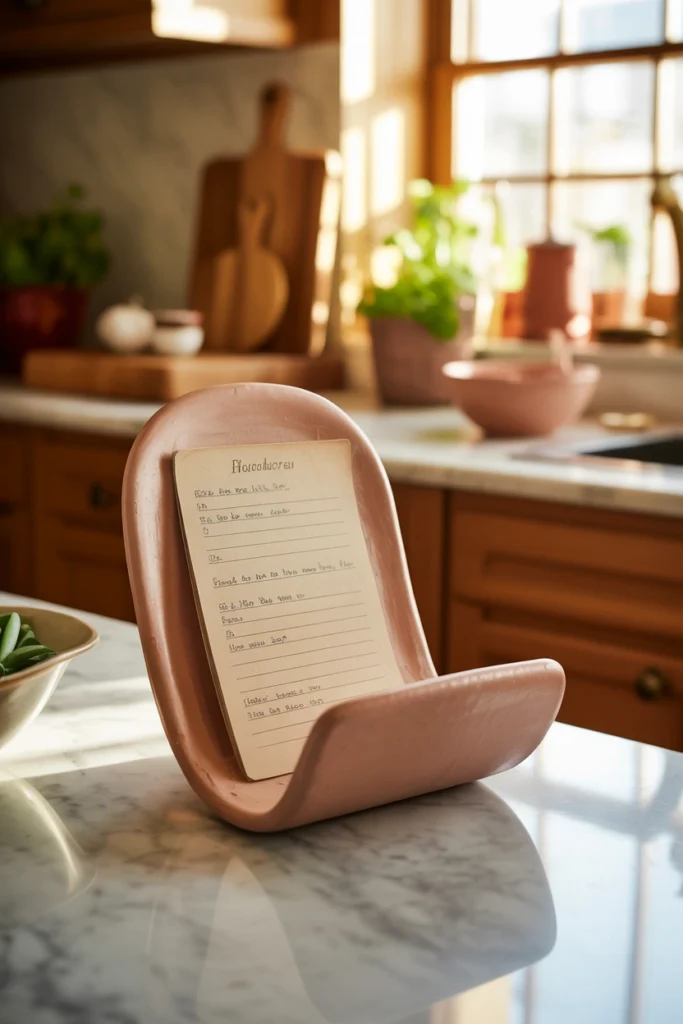 DIY Clay Recipe Card Stand