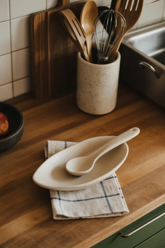 DIY Clay Spoon Rest