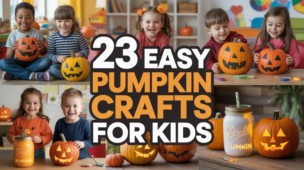 Easy Pumpkin Crafts for Kids