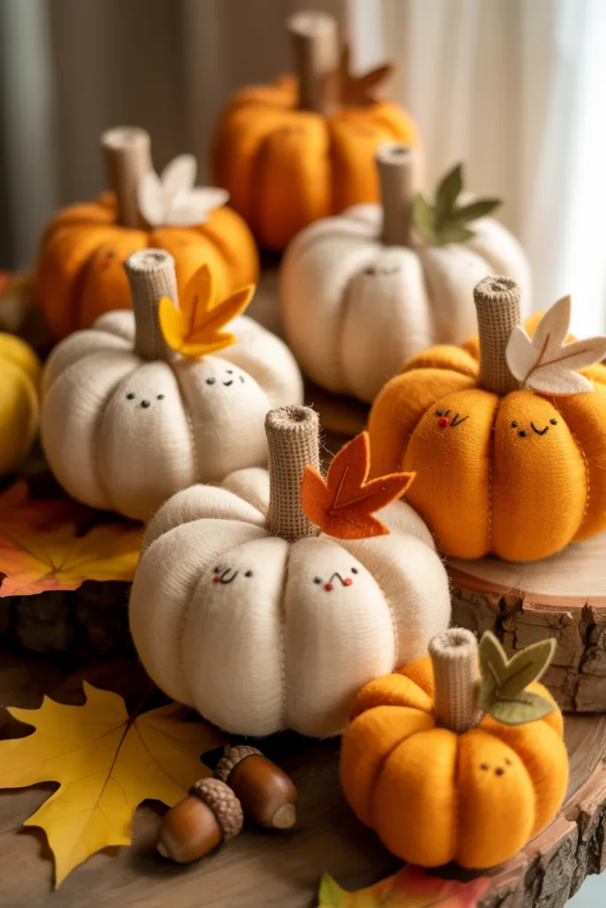 Felt Pumpkin Ornament