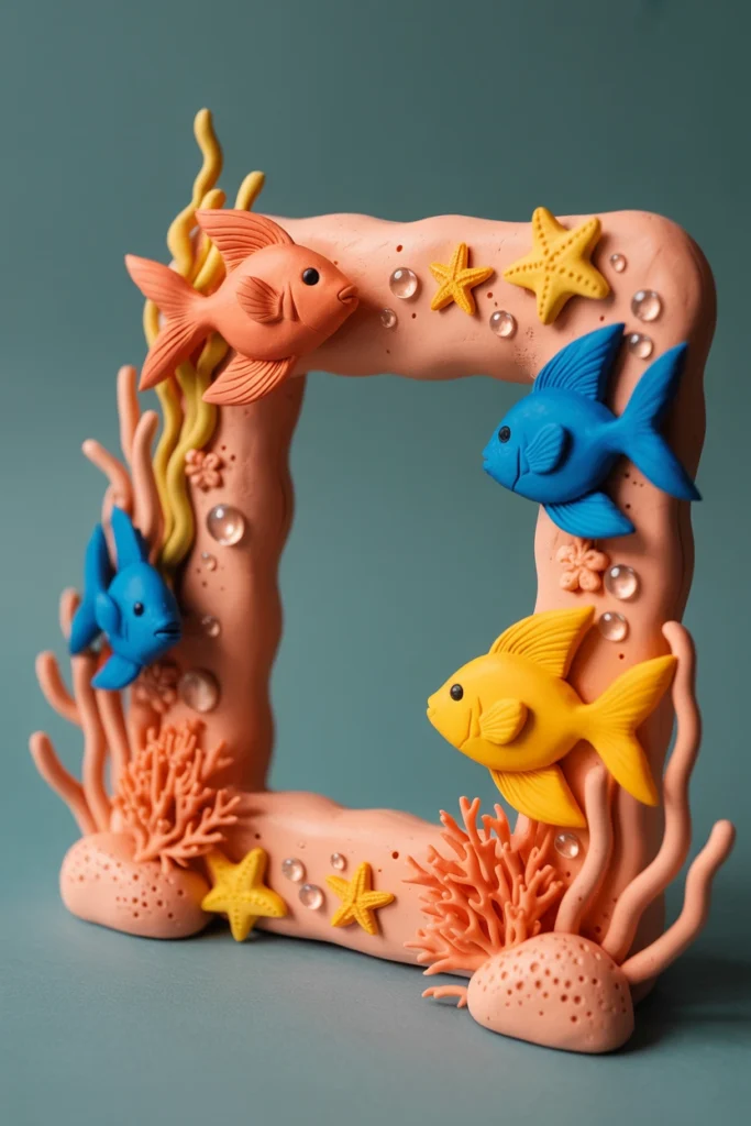 Foam Clay Aquarium Frame