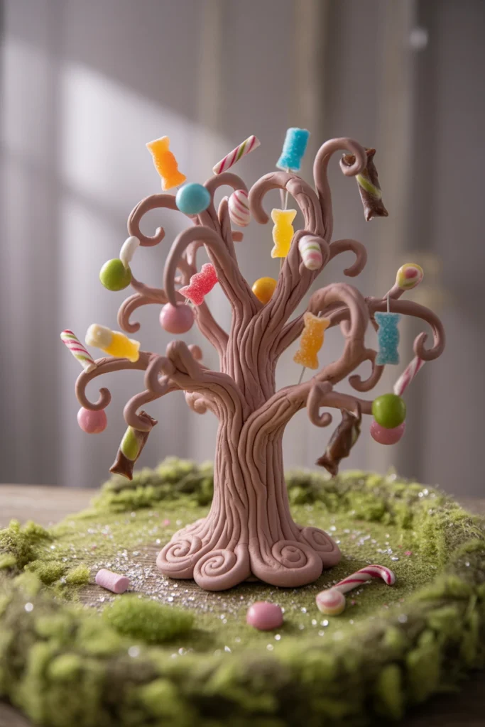 Foam Clay Candy Trees
