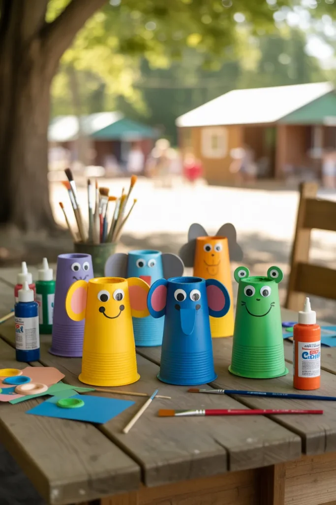 Foam Cup Animals