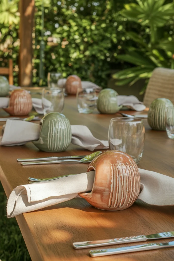 Handmade Clay Napkin Weights