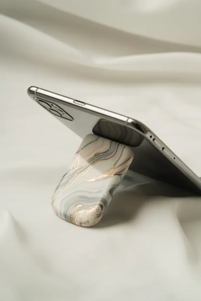 Marble Clay Phone Grip