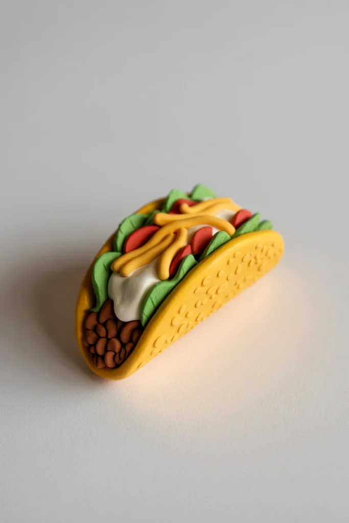 Mini Clay Taco Craft