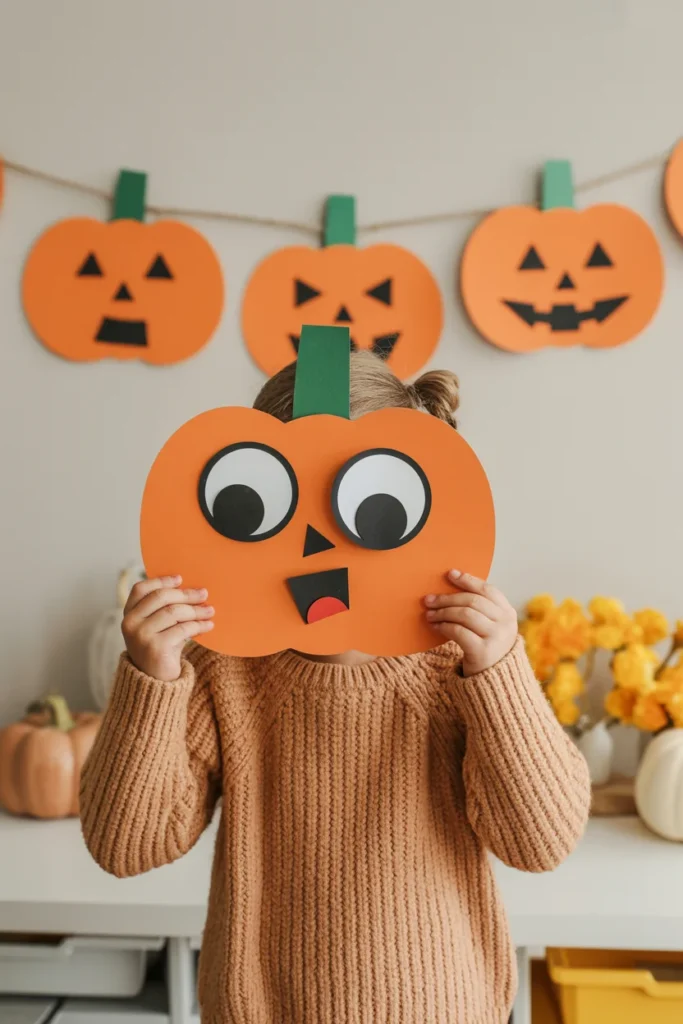 Paper Pumpkin Faces