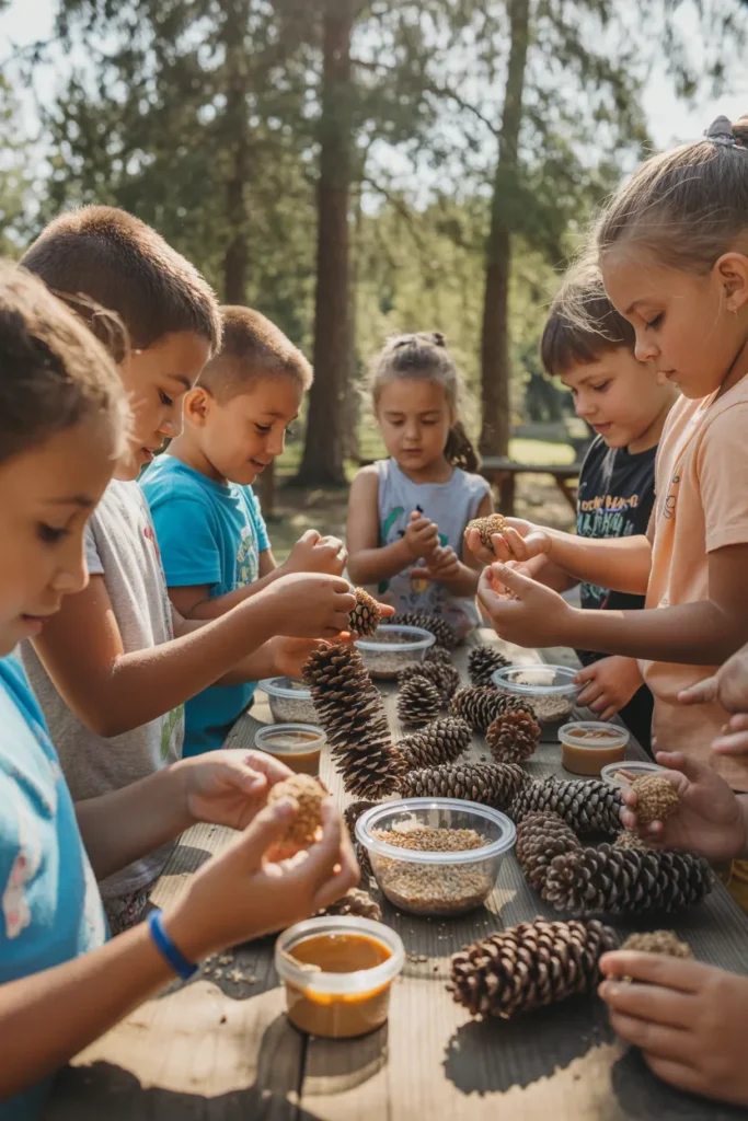 Pinecone Bird Feeder