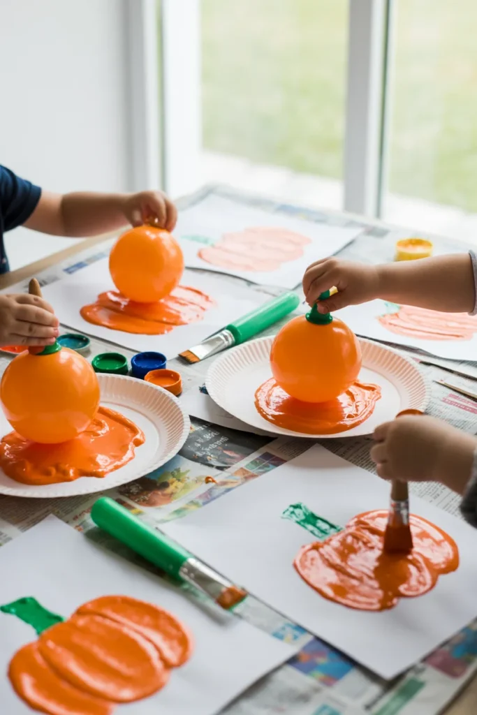 Pumpkin Balloon Art
