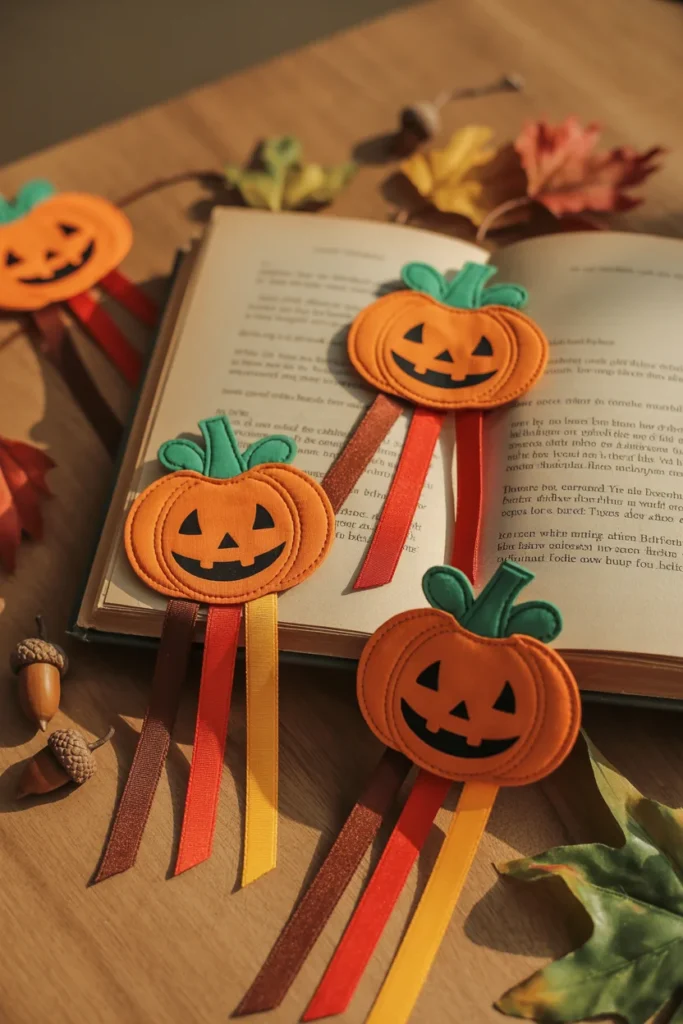 Pumpkin Bookmark Craft