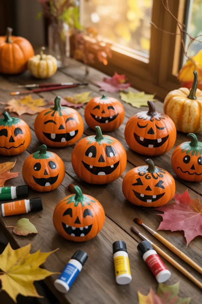 Pumpkin Rock Painting