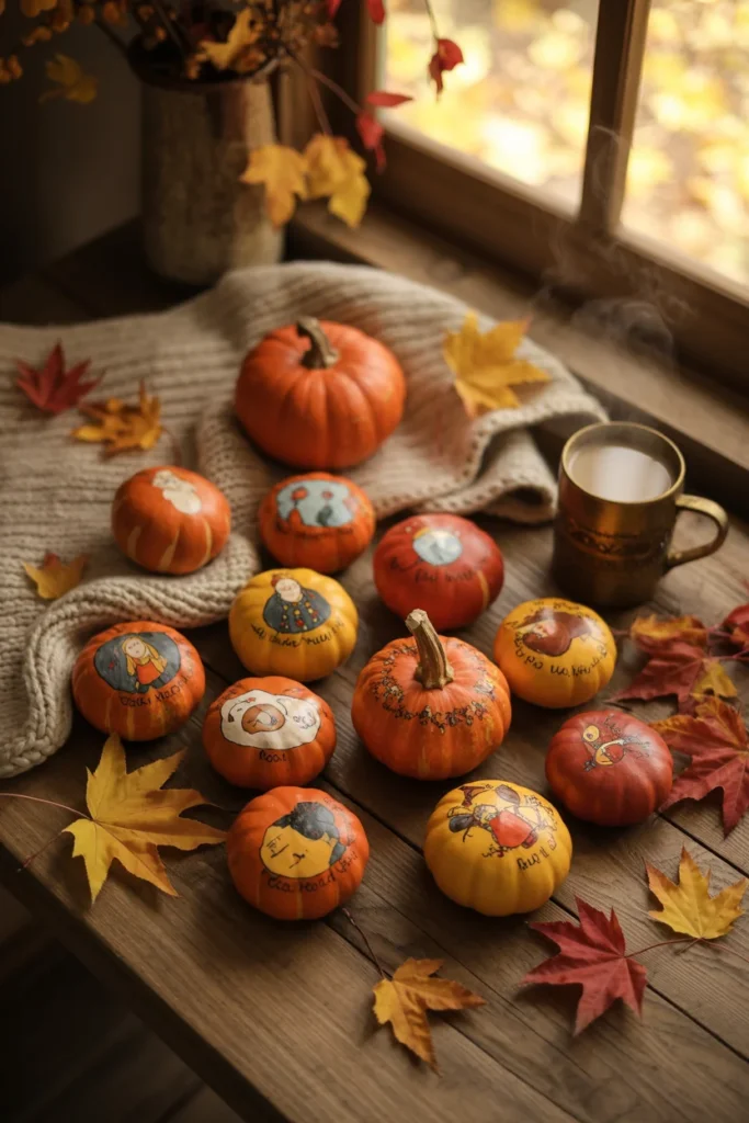 Pumpkin Story Stones