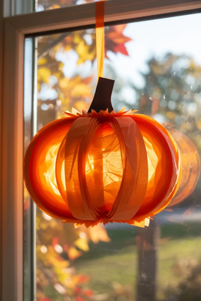 Pumpkin Sun Catcher