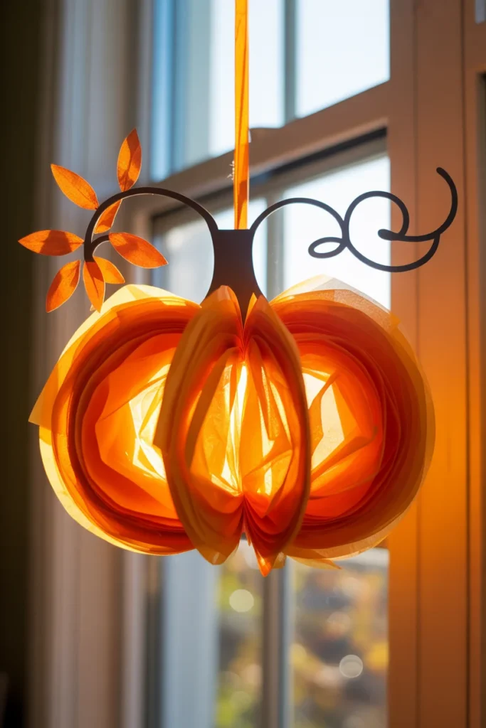Pumpkin Sun Catcher