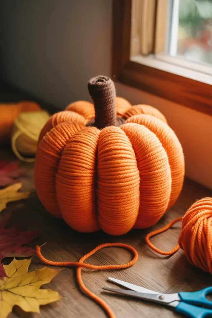 Pumpkin Yarn Art