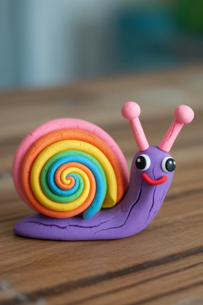 Rainbow Clay Snails