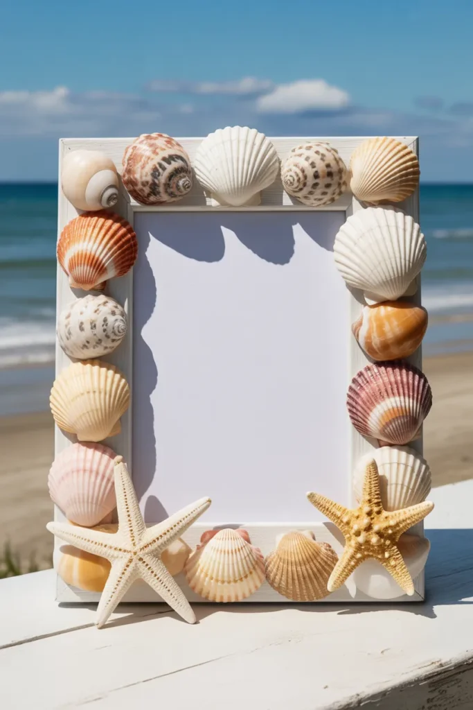 Seashell Picture Frame