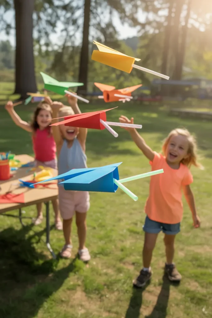 Straw Plane Craft