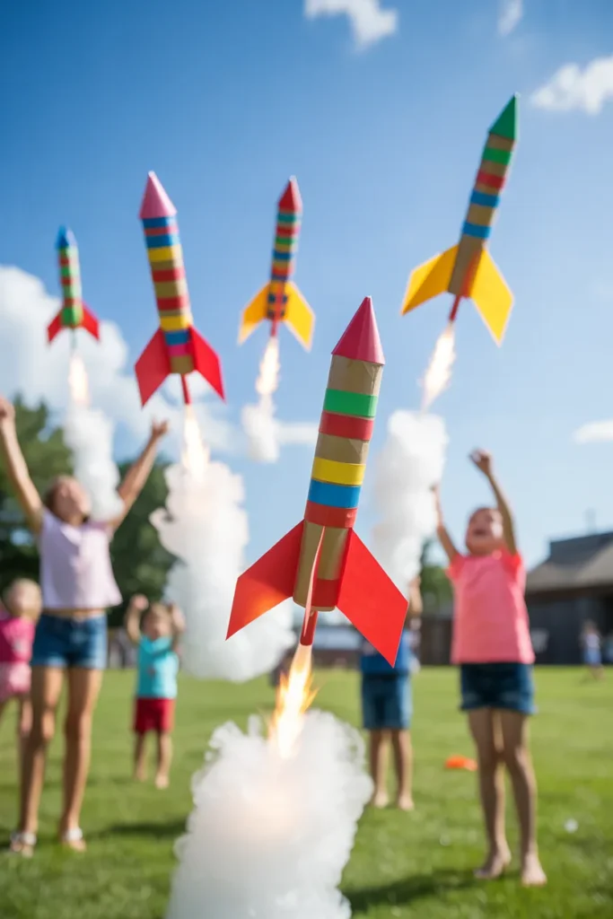 Straw Rocket Craft