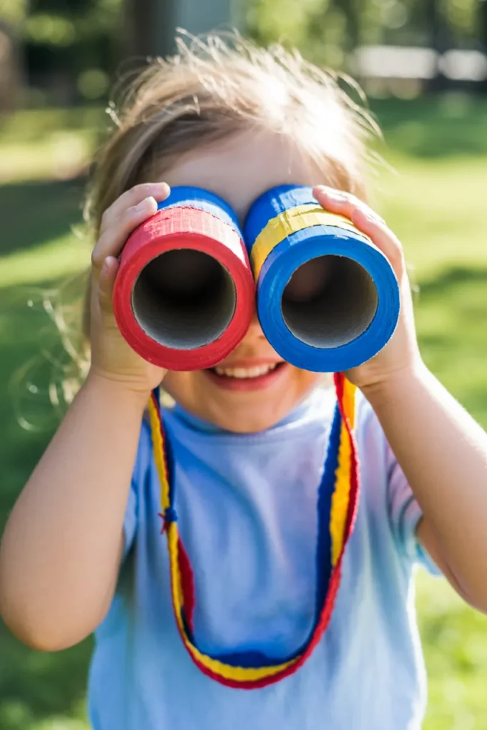 Toilet Paper Roll Binoculars