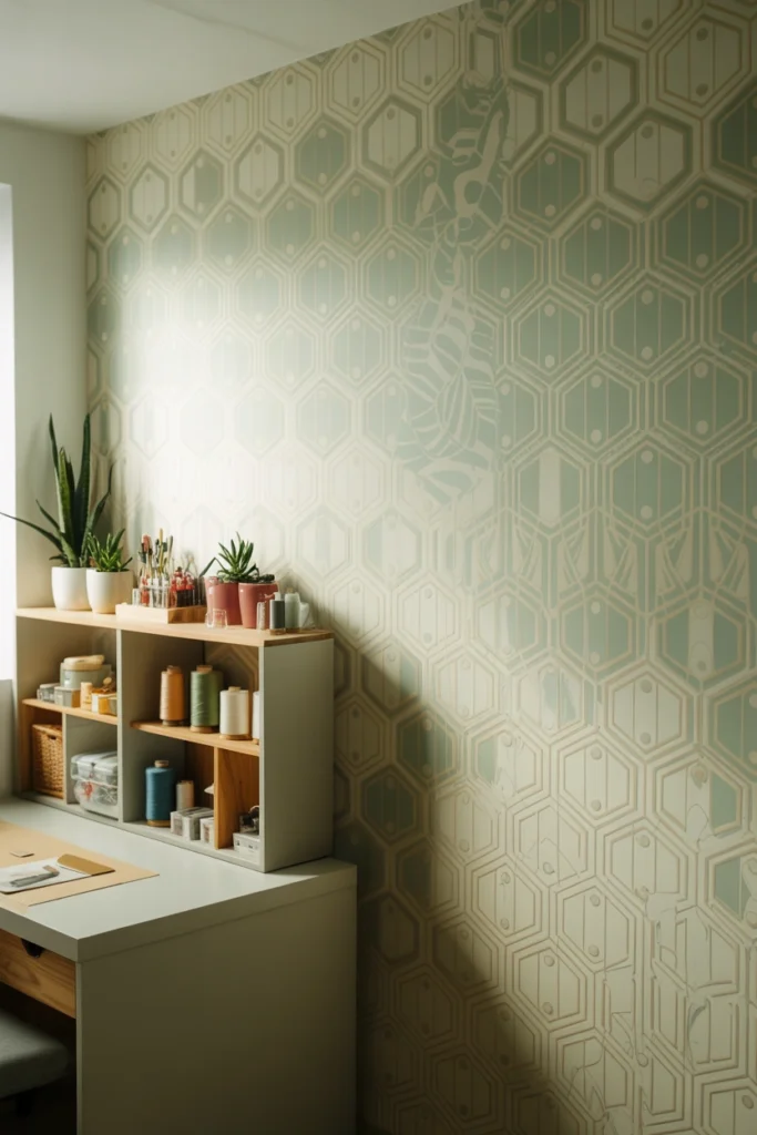 Add Peel-and-Stick Wallpaper