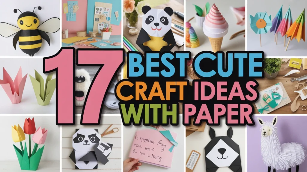 Best Cute Craft Ideas with Paper