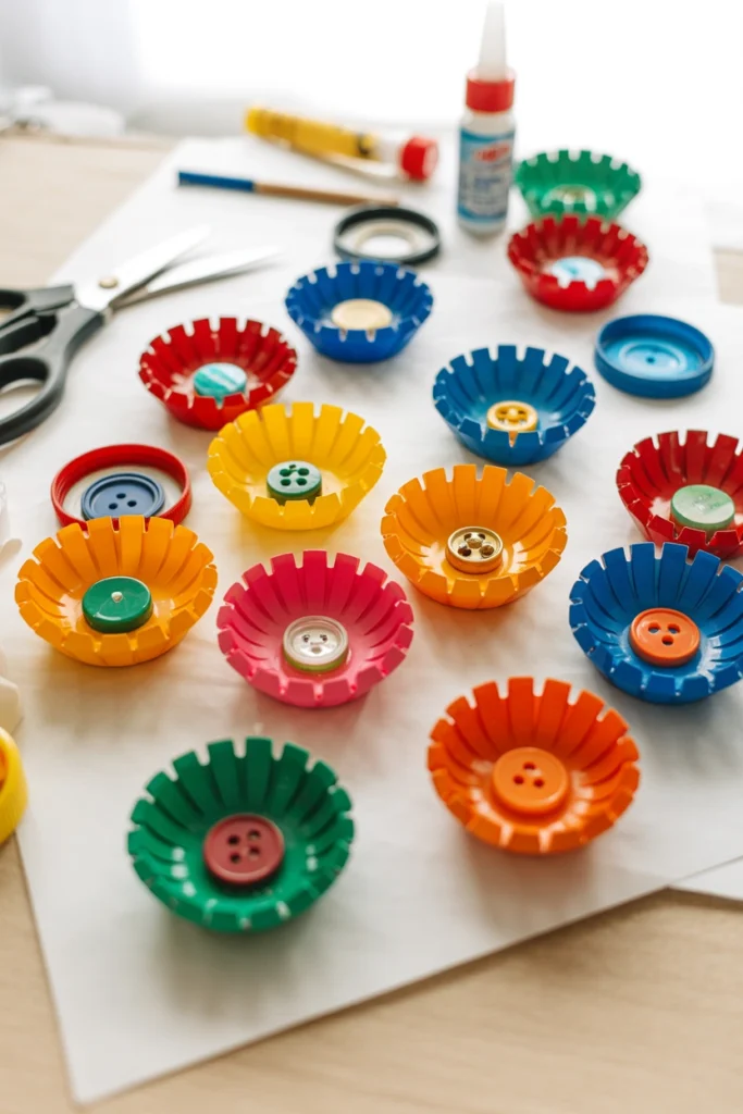 Bottle Cap Flowers