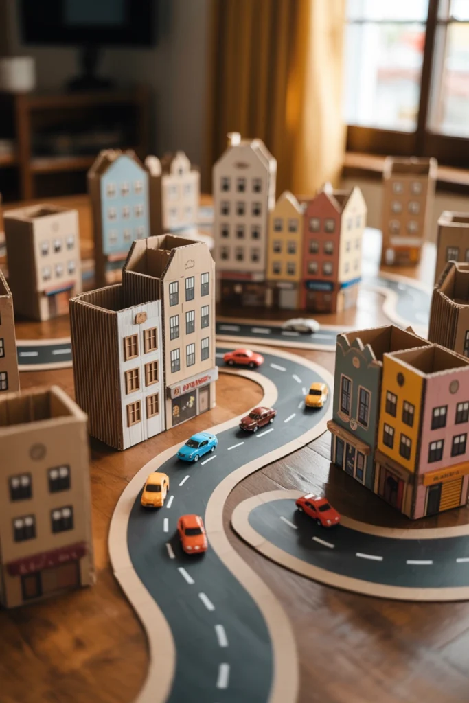 Cardboard City Playset