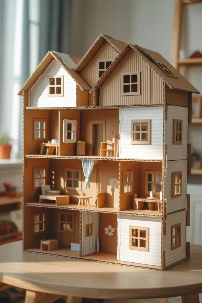 Cardboard Dollhouse