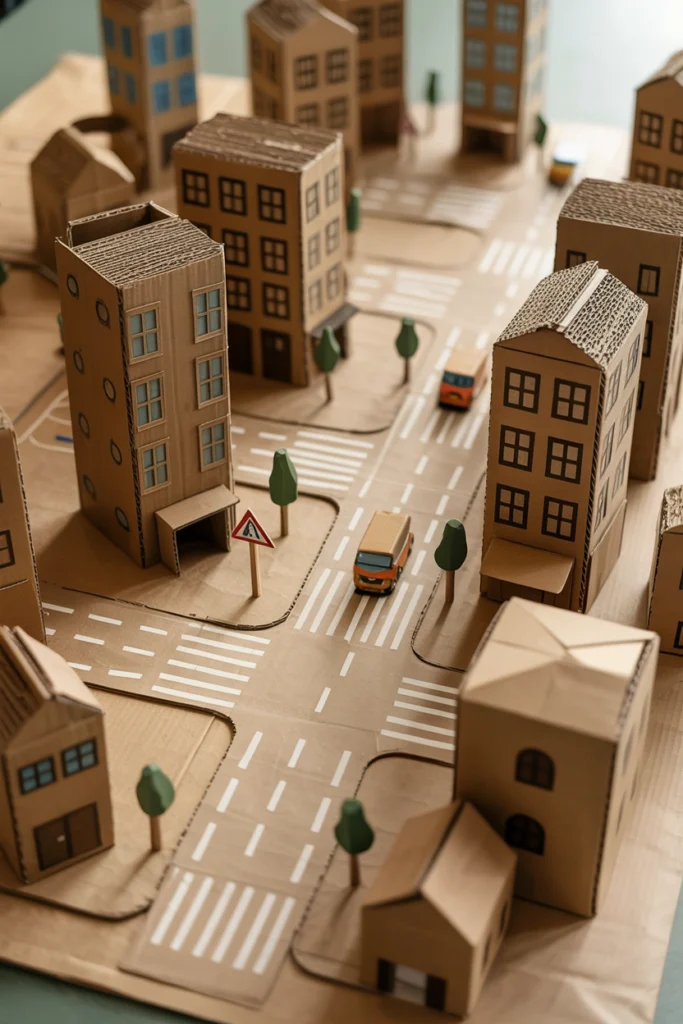 Cardboard Traffic City