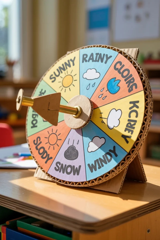 Cardboard Weather Wheel