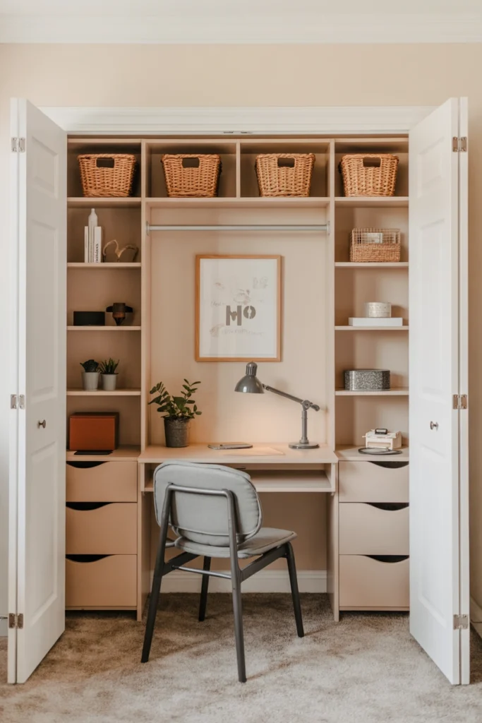 Closet Conversion Craft Room