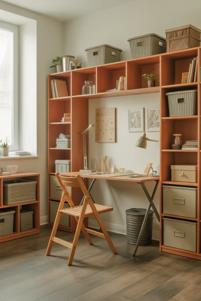 Compact Apartment Craft Space