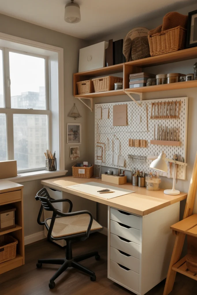 Compact Island Work Table