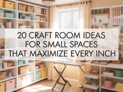Craft Room Ideas for Small Spaces That Maximize Every Inch